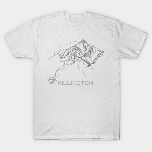 Killington Resort 3D T-Shirt by Mapsynergy